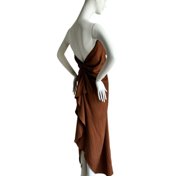 DONNA KARAN 80/90's Vintage Silk Evening Gown - Picture 1 of 7